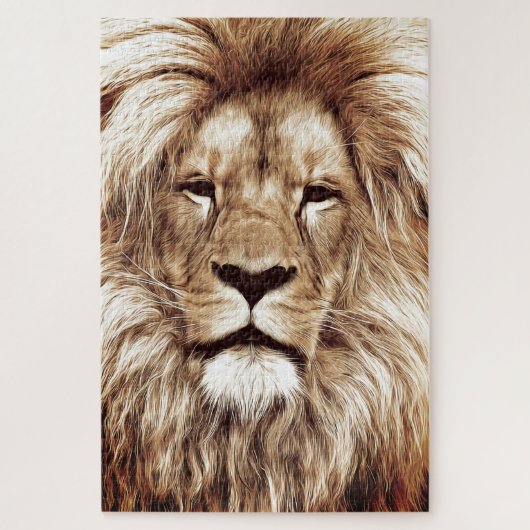 Leeuw Legpuzzel Cadeau (Verticaal)
