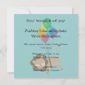 Leeuw met ballonnen aankondiging (Achterkant)