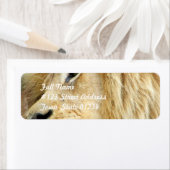 Leeuw met Dikke Mane Mailing Labels (Insitu)