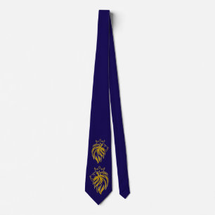 Leeuw Met Kroon - Goud Stijl 2 Stropdas