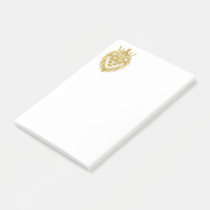 Leeuw Met Kroon - Goud Stijl 3 Post-it® Notes