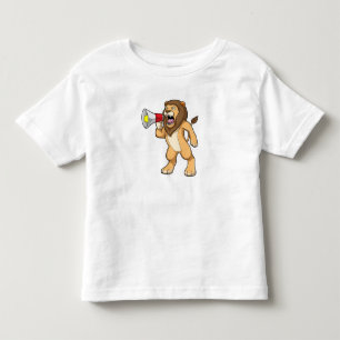 Leeuw met Microfoon Kinder Shirts