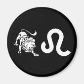 Leeuw met symbool magneet (Voorkant)