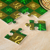 Leeuw & Metaal Geit Legpuzzel (Zijkant)