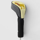 Leeuw ontwerp golfheadcover (Schuin)