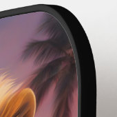 Leeuw op het strand pickleball paddle (Links Detail)