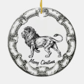  leeuw personaliseren keramisch ornament (Achterkant)