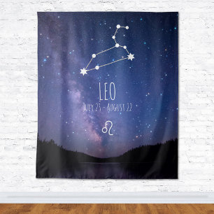 Leeuw Persoonlijke Astrologie Wandkleed