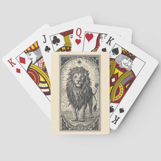 Leeuw Pokerkaarten (Achterkant)