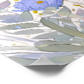 Leeuw Portret Dier Schilderen Wildlife Forest Poster (Hoek)