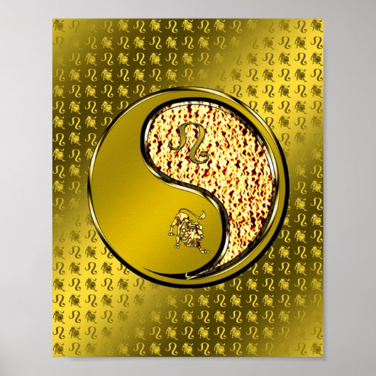 Leeuw Poster (Voorkant)