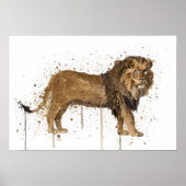 Leeuw Poster (Voorkant)