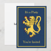 Leeuw Rampant Kaart (Voorkant / Achterkant)