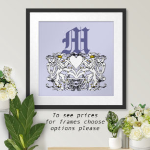 Leeuw Renaissance Trouwdag Poster