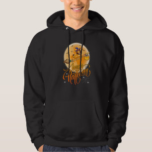 Leeuw Rijdt Heks Schot Hagel Maan Vintage Leeuw Ha Hoodie