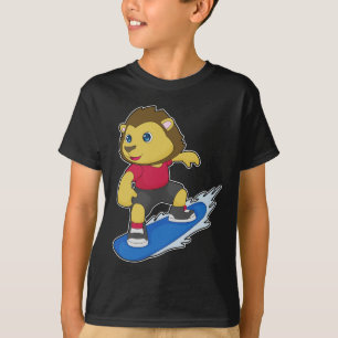 Leeuw Snowboard Wintersport T-shirt