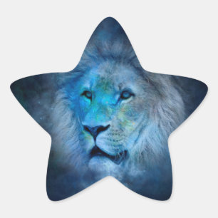 leeuw ster sticker