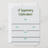 Leeuw Stierbeeld Uitnodiging (Achterkant)