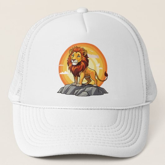 Leeuw Trucker Pet (Voorkant)