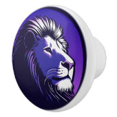 Leeuw van de jaren 80 keramische knop (Rechts)