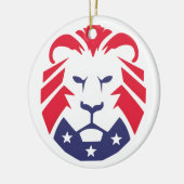 Leeuw van de patriotten keramisch ornament (Links)