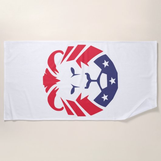 Leeuw van de patriotten strandlaken (Voorkant)