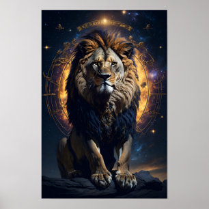 Leeuw van Juda Christelijk Jezus Christus Geloof Poster