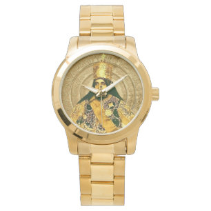 Leeuw van Juda Jah Army Haile Selassie Rasta Roots Horloge