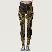 Leeuw van Juda - Jah Rasta - Power Yoga Leggings (Voorkant)