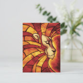 Leeuw van Juda - Jah Rastafari - Briefkaart (Staand voorkant)