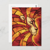 Leeuw van Juda - Jah Rastafari - Briefkaart (Voorkant / Achterkant)