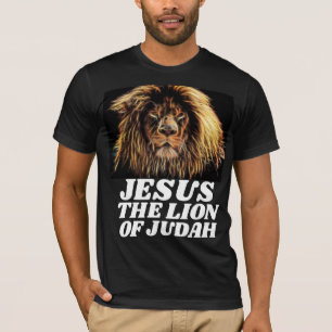 LEEUW VAN JUDA JEZUS CHRISTELIJK T-SHIRT