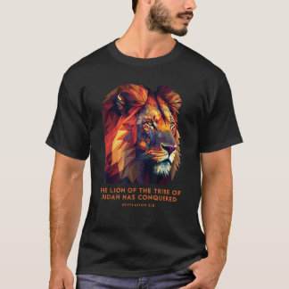 Leeuw van Juda Jezus Openbaring Bijbel Verse Chris T-shirt