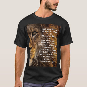 Leeuw van Juda Jezus Openbaring Bijbelvers T-shirt
