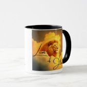 Leeuw van Juda mok, ieder oog zal zien Mok (Voorkant rechts)