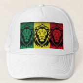 Leeuw van Juda Trucker Hat Trucker Pet (Voorkant)
