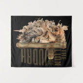 Leeuw van Judah Tapestry Wandkleed (Voorkant (horizontaal))