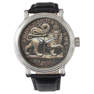 Leeuw van Judah Watch Ancient Lion Gold Design Horloge