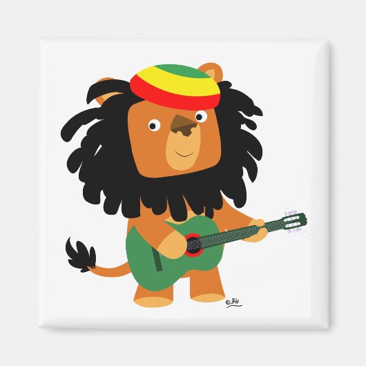 Leeuw van Zion magneet (Voorkant)