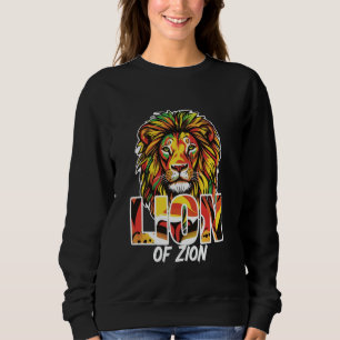Leeuw van Zion Rasta Reggae Ontwerp Trui