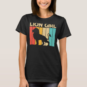 Leeuw voor meisjes Vrouwen Lion Oerwoud Safari Ani T-shirt