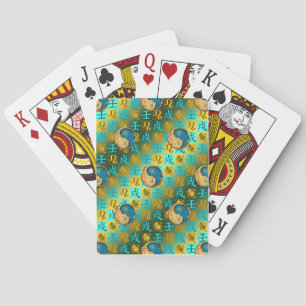 Leeuw & Waterhond Pokerkaarten