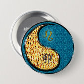 Leeuw & Waterrat Ronde Button 7,6 Cm (Voorkant /achterkant)