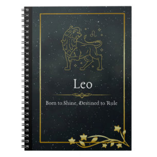 Leeuw Zodiac Cadeau – Astrologie Journaal voor Lee Notitieboek