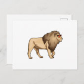 Leeuw Zonnebrillen Briefkaart (Voorkant / Achterkant)