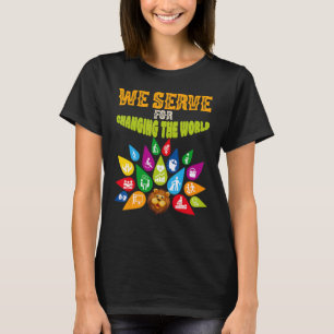 Leeuwen Club Leden Wij Dienen Voor Het Veranderen T-shirt