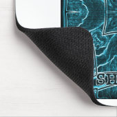 Leeuwen delen kunst print muismat (Hoek)