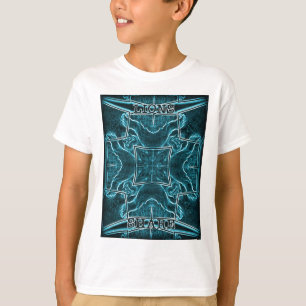 Leeuwen delen kunst print t-shirt