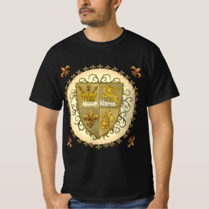Leeuwen Familiewapen Achternaam T-shirt