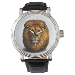 Leeuwen Gezicht eWatch   Mooie Dieren Smart Horlog Horloge